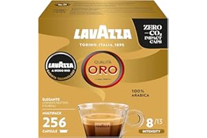 Lavazza, A Modo Mio Qualità Oro Sinfonia Perfetta, 256 Capsule Caffè, per un Espresso dalle Note Floreali e Fruttate, 100% Arabica, Intensità 8/13, Tostatura Media, 16 Confezioni da 16 Capsule