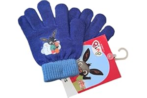 ILS I LOVE SHOPPING Guanti Invernali per Bambini 2 pcs Inverno Unisex Taglia unica (BING Blu)