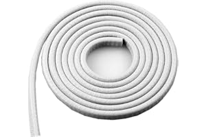 Tuokay 32.8ft 10m Car Door Protectors without Stick, Rubber Covered U Shaped Spring Steel Edge Protection Strip, Door Edge Trim Strip (Grey)