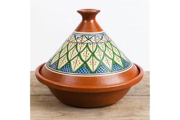 Tajine Casserole en terre cuite Assiette ethnique marocaine tunisienne XL 32 cm 2910201101