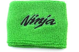 MOWOK For Kawasaki Ninja 300 Ninja400 NINJA 250 ZX-6R ZX25R ZX7R ZX9R ZX10R ZX12R ZX14R Front Brake Fluid Oil Reservoir Cover Sock (Green)