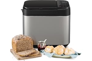 Panasonic SD-YR2550 Fully Automatic Bread maker, with Yeast/Raisin & Nuts Dispenser, 31 Programmes, 4 Gluten-Free Mode, Dual Temperature Sensors, 13 Hours Digital Timer, Silver