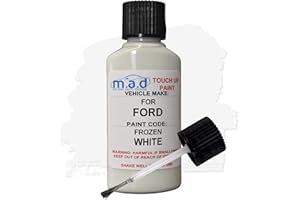 MYLDAN AUTO DESIGN FORD GHIACCIATO Bianco Vernice per ritocchi KIT 30ml FIESTA FOCUS ecc.