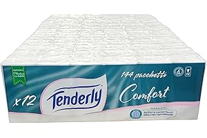 Fazzoletti Tenderly Comfort 4 veli 12 pacchetti - 12 confezioni (144 pacchetti)