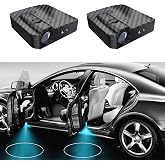 Wireless Projector Custom Logo Car Door Light 2pcs Puddle Lights With Carbon Fiber Projector