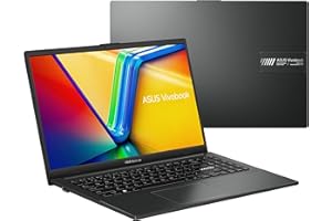 Asus Vivobook Go 15 E1504TA-BQ200WS 15.6 pouces FHD PC Portable (processeur Intel N100 3.4 GHz, 4Go DDR4, 128G UFS 2.1, Intel UHD Graphics, Windows 11 Home S) – Clavier AZERTY - Office 365 1 an offert