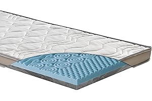 ‎ARBD ARBD - Topper - Matratzenauflage | Verschiedene Modelle mit 7-12cm Gesamthöhe | größte Auswahl | waschbarer Bezug | Made in Germany (H3-11cm Paradise, 180 x 200 cm)