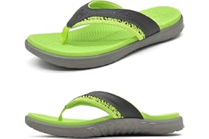 KuaiLu Chanclas Hombre Comodas Fascitis Plantar Ortopedicas Soportes de Arco Sandalias Verano Ligera Playa Piscina Chanclas Antideslizante Suela de Goma 40-49