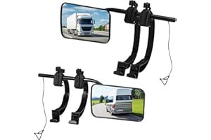 GXPJYCFOB Specchio retrovisore per camper, specchio esterno per camper, specchio universale per rimorchi, regolabile e girevole per un campo visivo più ampio per SUV, RV, camion, camper e altro.