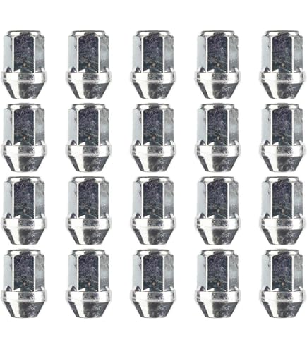 RYBO Alloy Wheel Nuts M14 X 1.5 – 19mm Hex, 28mm Thread, Zinc Plated – Fits Galaxy, S-Max, Mustang, Mach-E