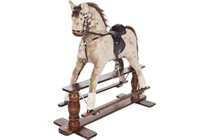 MJmark STRAWBERRY ROAN LUXURIOUS VERY LARGE Rocking Horse SATURN PINTO from