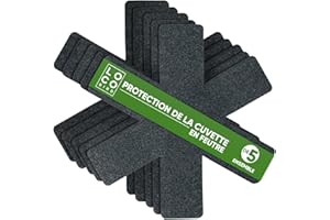 Loco Bird - Lot de 5 protège-poêles en feutre - 38 cm - Protection de casserole - Taille réglable - Protection empilable, parfaite pour les poêles