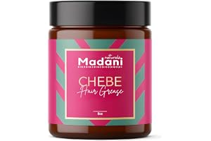 Madani Naturals Chebe Fat för hårväxt med rosmarinolja, hårförtunning och håravfallsbehandling för män och kvinnor, veganskt smör P