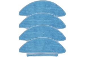DONKIVVY Lot de 4 serpillères en microfibre de rechange pour aspirateur robot Airzeen Q6-SE CRV0009
