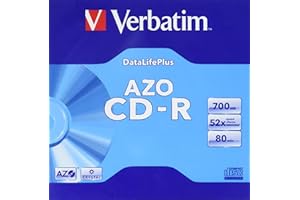 Verbatim AZO CD-R 52X700MB CD-R/RW, 700 MB, 52x