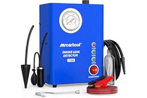 BELEY Detectores de Fugas de Humo Probadores de Humo Detectores de Fugas de Combustible automotrices Máquina de Humo EVAP Probadores de Fugas de tuberías para vehículos de 12V