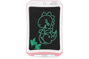 JRD&BS WINL 8.5 Pouces Conseil De Dessin Graffiti Jouets pour Enfants,Jouets D'ÉCriture pour Enfants 4-5 Ans,avec Stylet Papier Intelligent,AdaptÉ Aux ÉCrivains De Dessin,Enfants De 3-12 Ans,Rose01 D