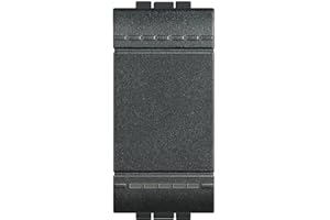 Bticino livinglight - Conmutador 1 polo 16a 1 módulo living antracita