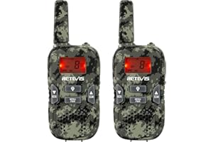‎RETEVIS Retevis RT33 Walkie Talkie dla dzieci,zabawki kamuflażowe Prezenty dla dzieci w wieku 4-12 lat,Latarka VOX,na przygodę, gry wojskowe, kemping (kamuflaż, 1 para)