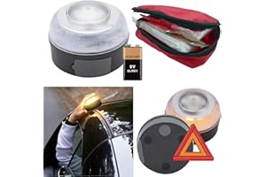 AUTO LABEL. FIRST CLASS DRIVER ACCESSORIES AUTO LABEL Luz Emergencia V16 Homologada DGT, Base Magnética, Señal V16 + Botiquín Primeros Auxilios