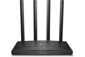 TP-Link Archer AC1200 Archer C6 Wi-Fi Speed Up to 867 Mbps/5 GHz + 400Mbps/2.4 GHz, 5 Gigabit Ports, 4 External Antennas, MU-