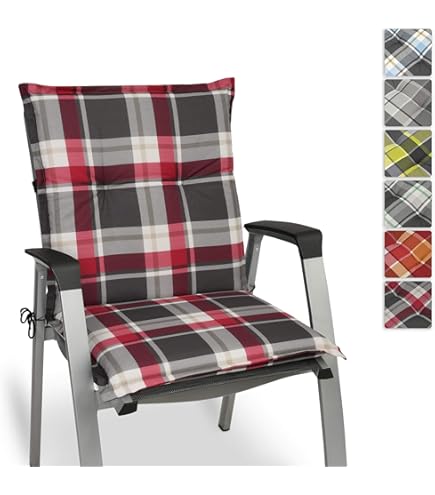 Dehner Niederlehnerpolster Sicilia - Stuhlkissen Wasserabweisend 50x52x50cm