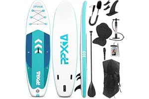 ‎PPXIA SUP Board, Aufblasbares Stand Up Paddling Board Set Breites Stabiles Design 320×84×15cm/335x84x15cm bis 200KG mit Komplettes Zubehör, Stand Up Paddle Board Surfbrett Surfboard für Kinder & Erwachsene