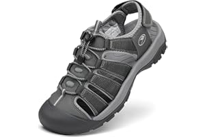 FLARUT Sandały Sportowe i Outdoorowe, Męskie Sandały Trekkingowe, Zamknięte, na Lato, Plażę, Sandały Turystyczne