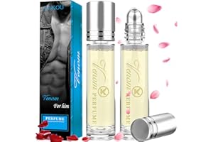 CHALLEY-YOKI 2 Pièce Parfum Pheromone pour Homme, Phéromones Parfum Homme, Parfum au Pheromone, Parfum Homme Phéromone pour Cadeaux Parfumés Longue Durée pour Hommes