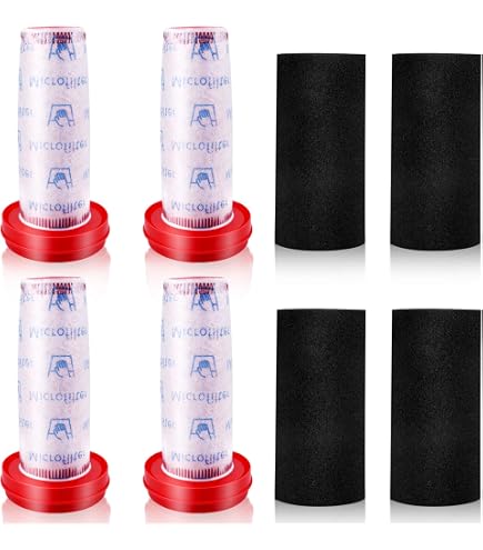 Kit 2 Filtri Di Ricambio Per Aspirapolvere Eureka NF Apollo Senza Sacchetto - Filtro Antipolvere E HEPA