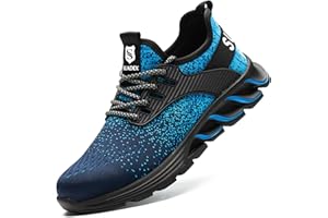 SUADEX Sicherheitsschuhe Herren Arbeitsschuhe Damen Leicht Atmungsaktiv Unisex Stahlkappenschuhe
