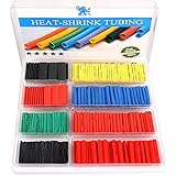 H&S 532pcs Heat Shrink Tubing Cable Sleeve Heat Shrink Wrap Tube Sleeving Electric Insulation Protection Kit
