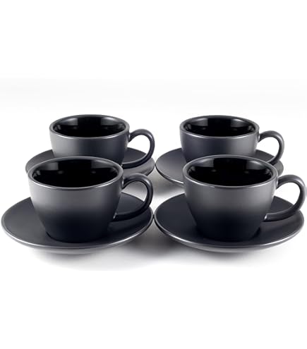 Erkundpresso. Koffiemokken, set van 2, 180 ml, zonder handvat Erkundpresso. Koffiemokken, set van 2, 180 ml, zonder handvat
