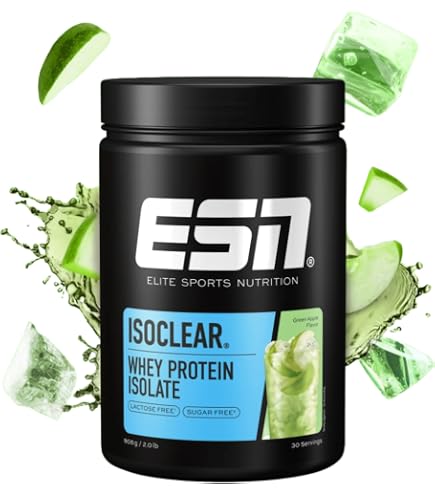 ESN ISOCLEAR Whey Isolate Proteinpulver, Cactus Fruit, 908 g, Proteinlimo  mit fruchtig leckerem Geschmack - made in Germany : Amazon.de: Drogerie &  Krperpflege