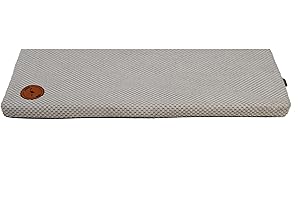 BORN2REST Prime Cat Window Lounger for Cats, Windowsill with a Non-Slip Backing, Cat Bed Window Sill Made in European Union (Beige, 70 x 20 x 3 cm)