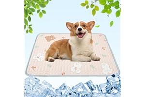 AITSITE Tappetino Refrigerante per Cani Gatti, Tappeto Refrigerante per Cani Tappetini Refrigeranti Cuccia Cane Estiva Cuscino per Cani Tappeto Rinfrescante Gatto Materassino per Cani Coperta per Cani