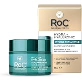 RoC Hydra+ Hidratante &ndash; Crema facial hidratante, &Aacute;cido hialur&oacute;nico para todo tipo de piel, 50 ml | Crema redensificadora con