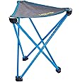 Uquip Leichtgewichtshocker Trinity L - Stabiler Falthocker, 34cm hoch, Grau