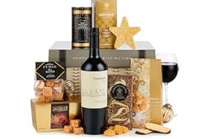 Thornton & France The Pippin Christmas Hamper with Red Wine & Chocolates | Sweet & Savoury Treats To Share | 9 Delicious Items