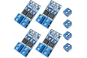 ‎WAYINTOP WayinTop 4x Mosfet Treibermodul Dual-Hochleistungs Switching Driver Modul DC 5V-36V 15A PWM Antriebsmodul 400W 0-20 kHz + 4 x 2 Pin PCB Mount Screw Terminal Block