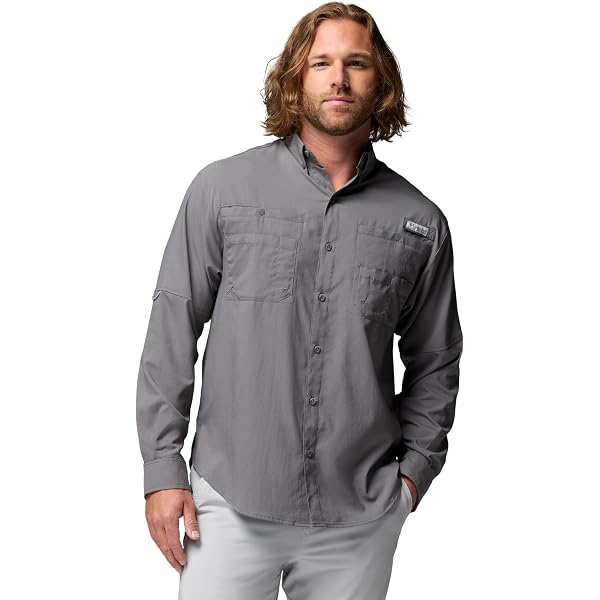 Chemise Columbia PFG Homme Taille S Bleu - Manches Longues, UPF 50, Technique Pêche, Occasion