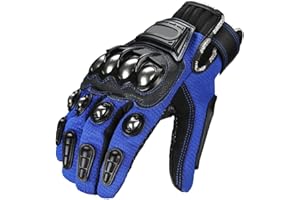 JIEKAI Outdoor Glove Steel Knuckle Motorcycle Motorbike Powersports Racing Textile Safety Gloves