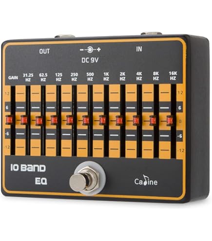 MXR M108S Ten Band EQ pedał, srebrny : Amazon.pl