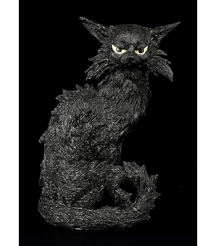 thumbnail: Nemesis Now Salem Beeld – Gothic Kat Van Polyresin, Handgeschilderd, Decoratie Voor Heksen En Fantasy Liefhebbers