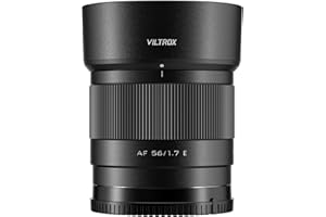 VILTROX 56mm F1.7 Objectif pour Monture Sony E,AF 56mm f1.7 autofocus APS-C Objectif Portrait pour Sony a7IV a7RV a6400 a6700 ZV-E10 a6600
