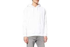 URBAN CLASSICS Felpa con Cappuccio Uomo Inverno, Hoody Tinta Unita Basic Casual Style, Disponibile in Diversi Colori, Taglie XS - 5XL