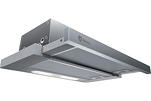 Balay - Campana Extractora Telescópica, 60 cm de ancho, Instalación en Recirculación, Acero Inoxidable, 3BT263MX
