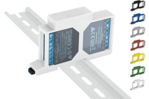 SHELLY HUTSCHIENENHALTER PW3D Hutschienenhalter/Adapter Dual für Shelly 2.5 / EM DIN Rail Bracket (35mm) (Weiß)