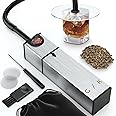 Cocktail Smoker - INCLUDES WOOD CHIPS - Smoking Gun | Smoke Meat, Drink & Food Indoor Infuser | Ultimate Sous Vide Foodie Accessories Gift