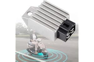 Aramox 12V Spänningslikriktare Spänningsregulator, Universal Motorcykel Motorcykel 12V Spänningsregulator Scooter Likriktare
